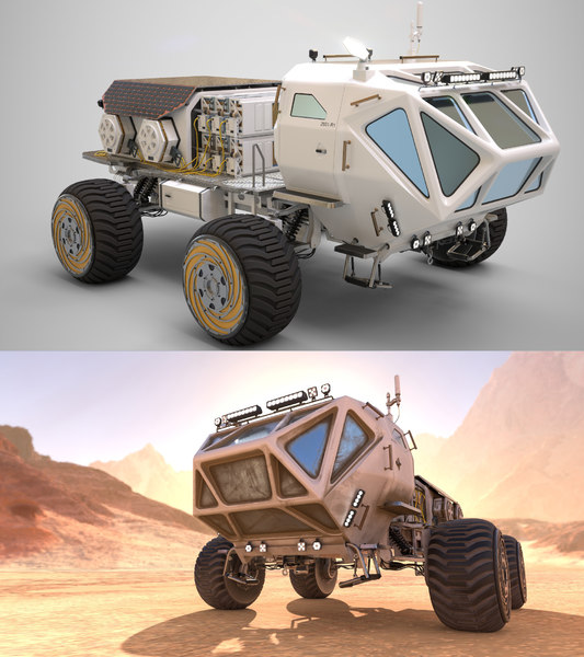 mars rover Zhurong图片