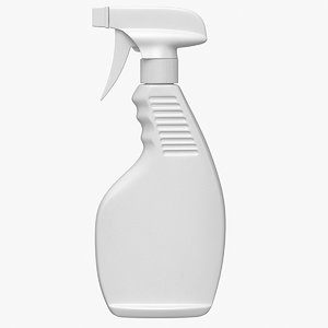 spray plastic bottle 3D model