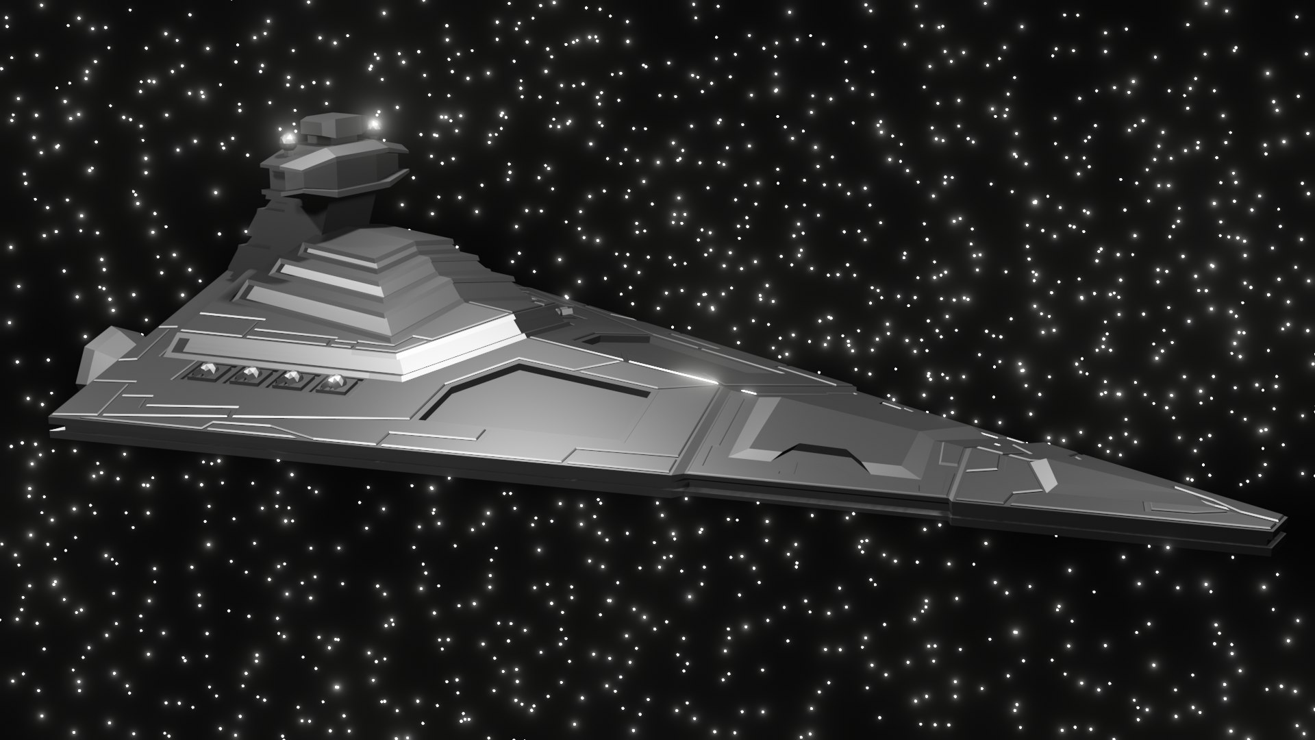 3D star destroyer TurboSquid 1565627