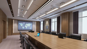 3D model conference room