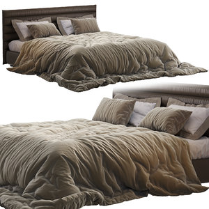 lecomfort phil king bed 3D model