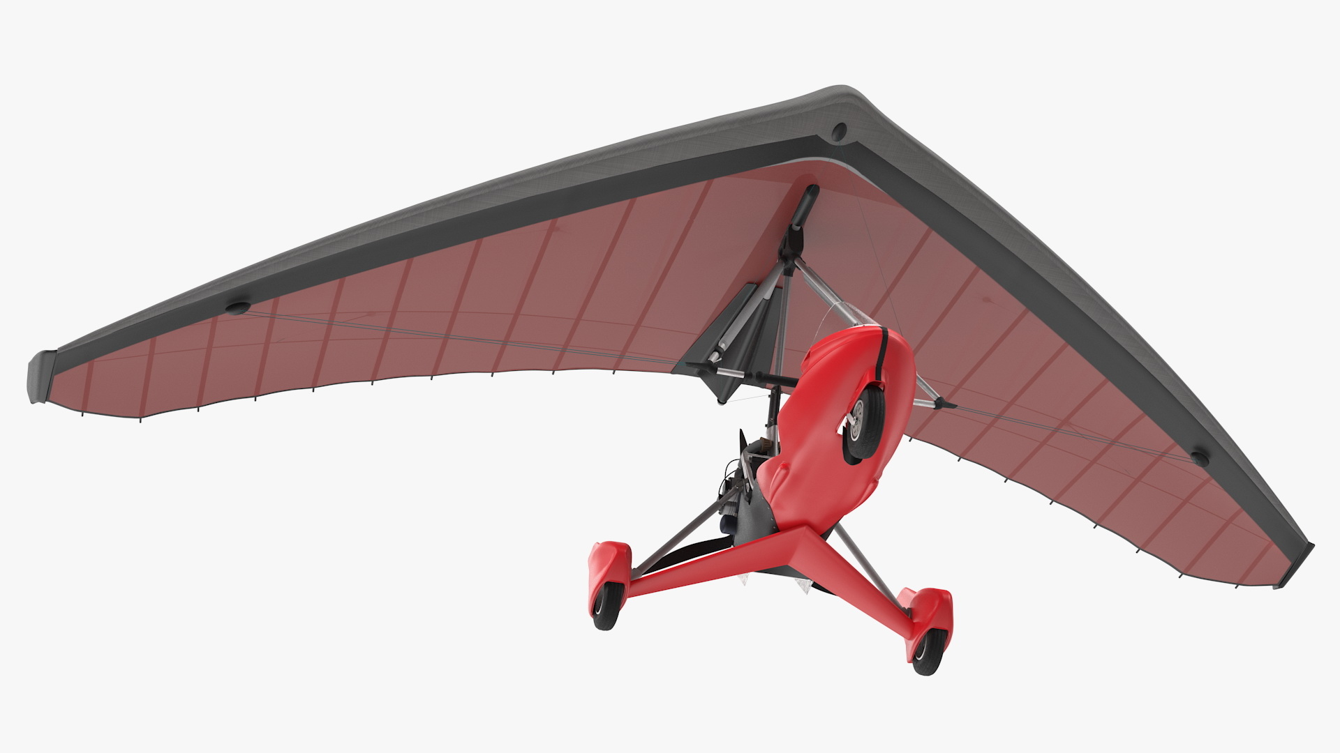 tandem ultralight trike3d模型