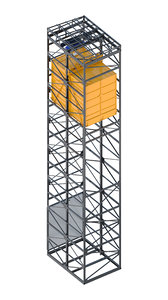 3D - industrial lift