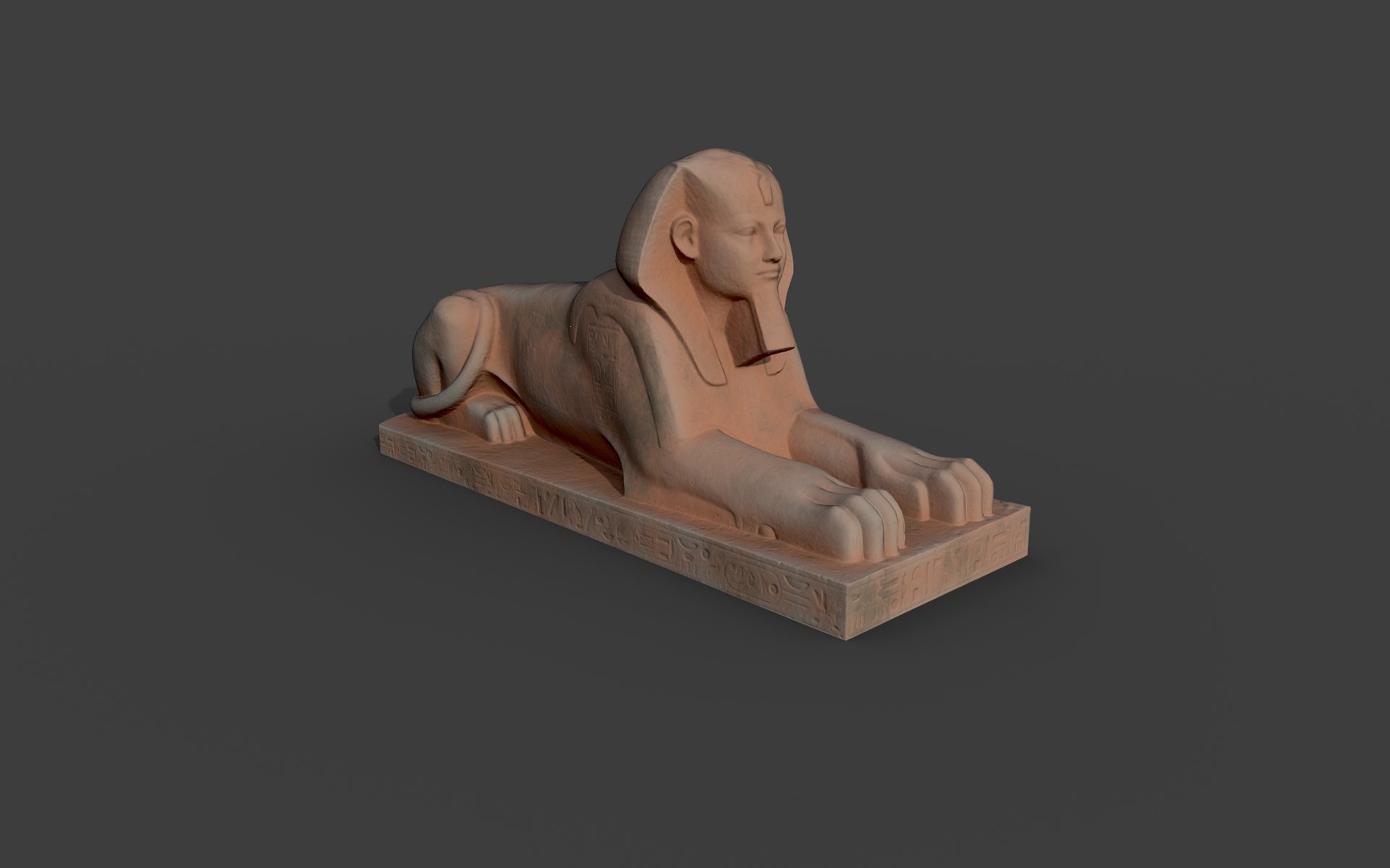 Sphinx statue creature 3D model TurboSquid 1566104