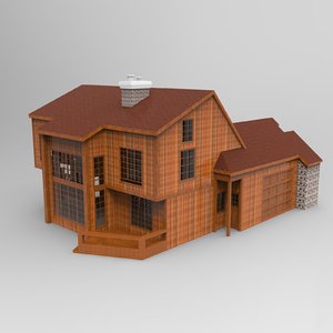 elegant cozy house 3D model