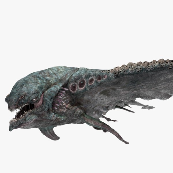 3d sea monster