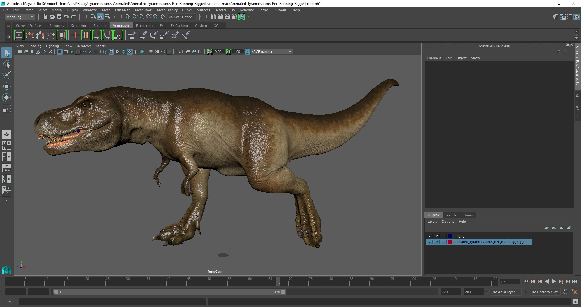 trex runner 3d