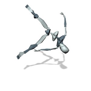 Jump side flip
