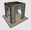 designs arabic islamic building 3D model