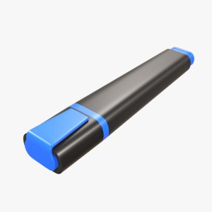 highlighter pen 3D model