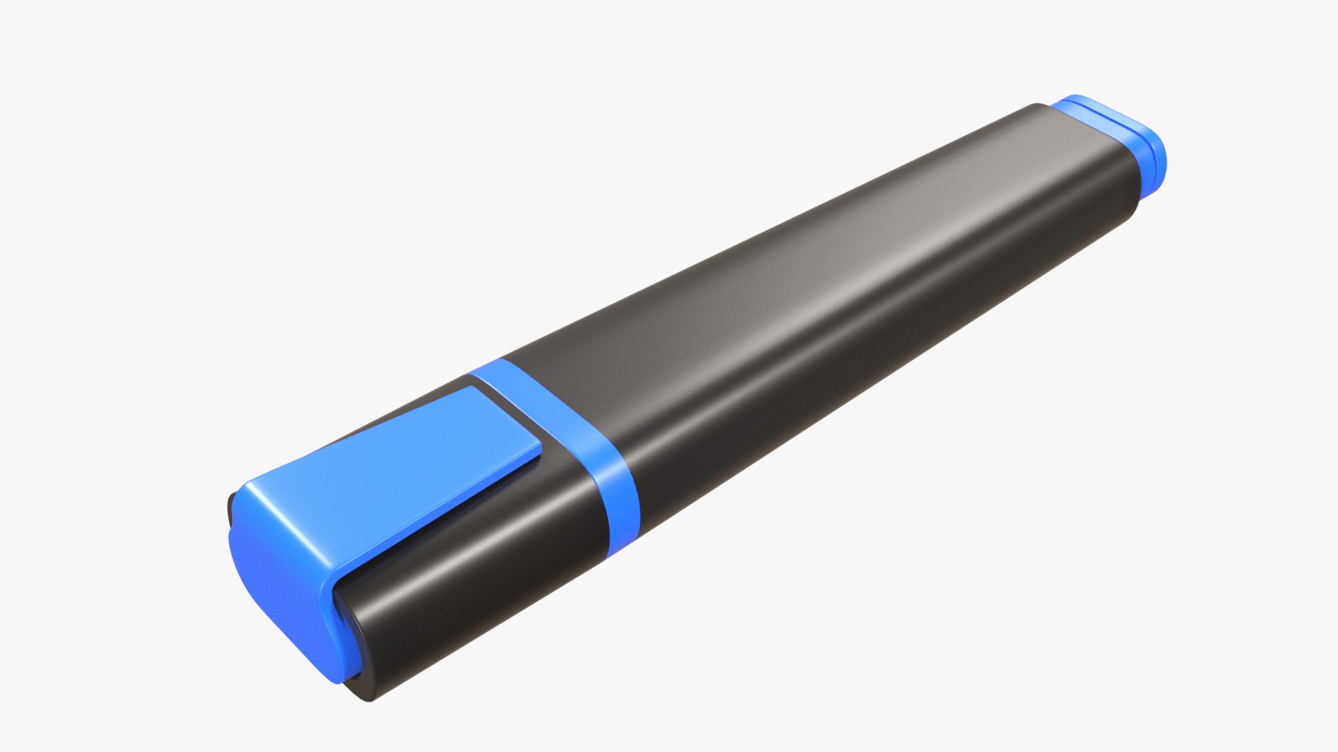 Highlighter pen 3D model TurboSquid 1566872