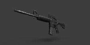 3D m16 assault rifle