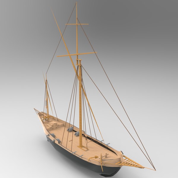 3D small sailboat model - TurboSquid 