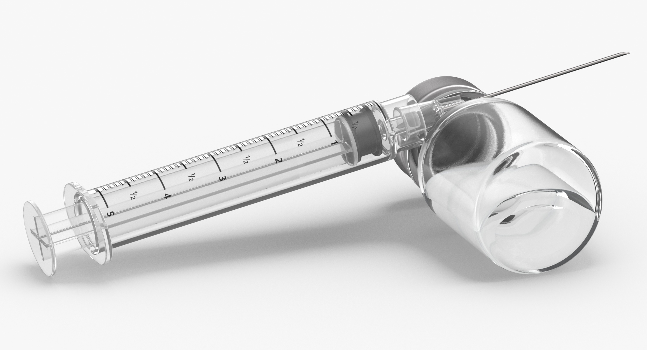 バイアルとシリンジのポーズ023Dモデル TurboSquid 1567316