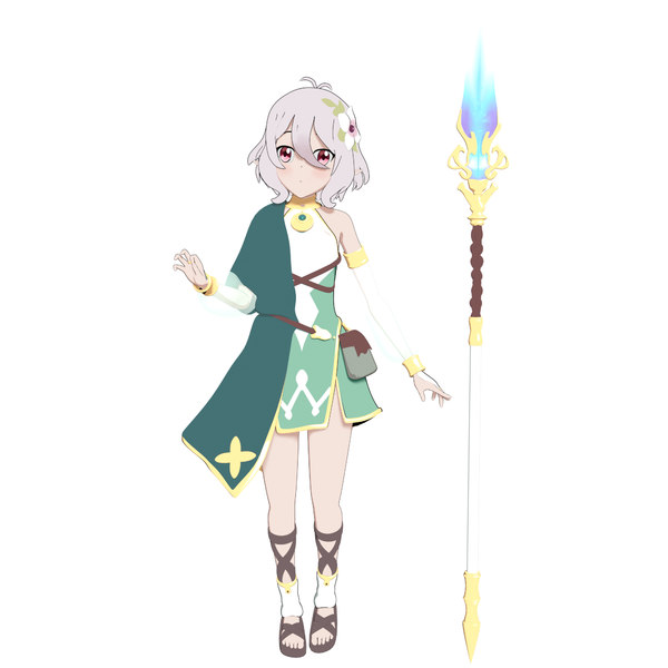 Kokkoro Rigged Princess Connect Characters Low Poly3dモデル Turbosquid