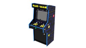 3D arcade machine model