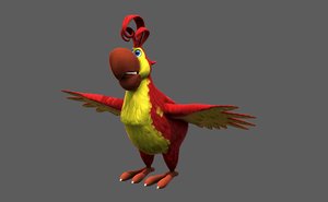 parrot v01 3D model