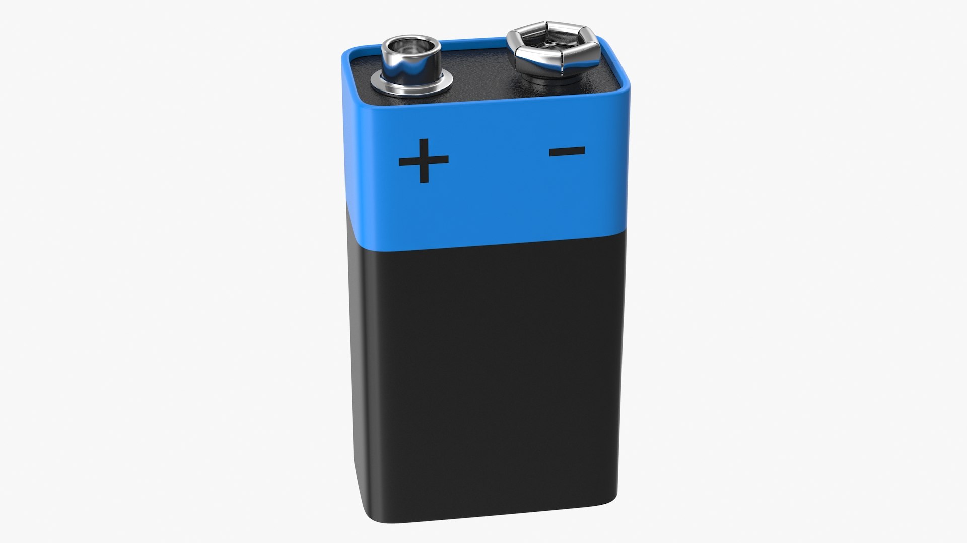 Battery 9v 3D - TurboSquid 1568301