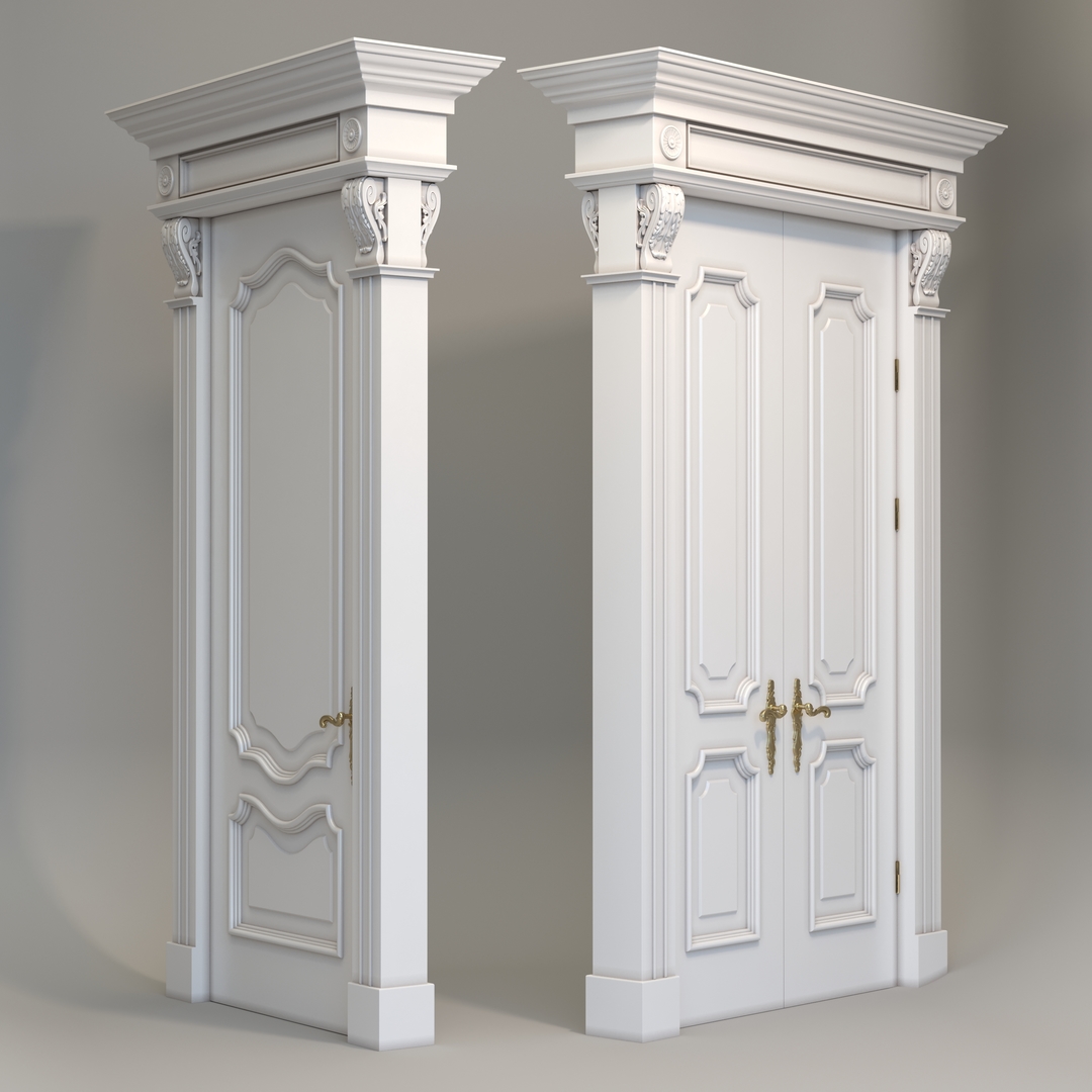 classic door 3d model