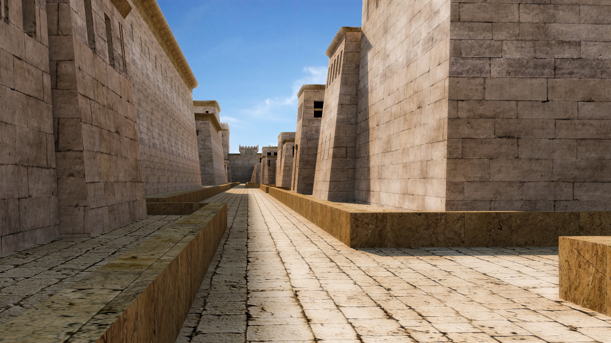 ancient historic egyptian city pack3d模型