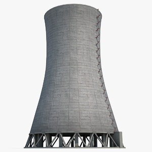 nuclear cooling tower model