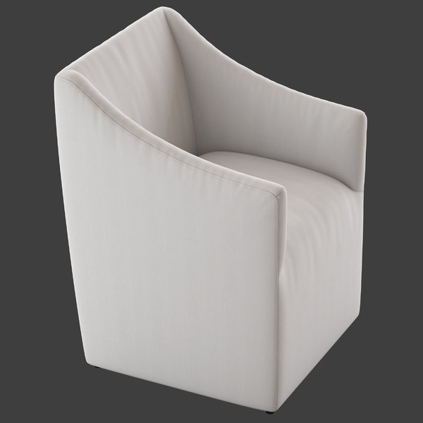 Coco republic avalon dining chair 3D model - TurboSquid 1568528