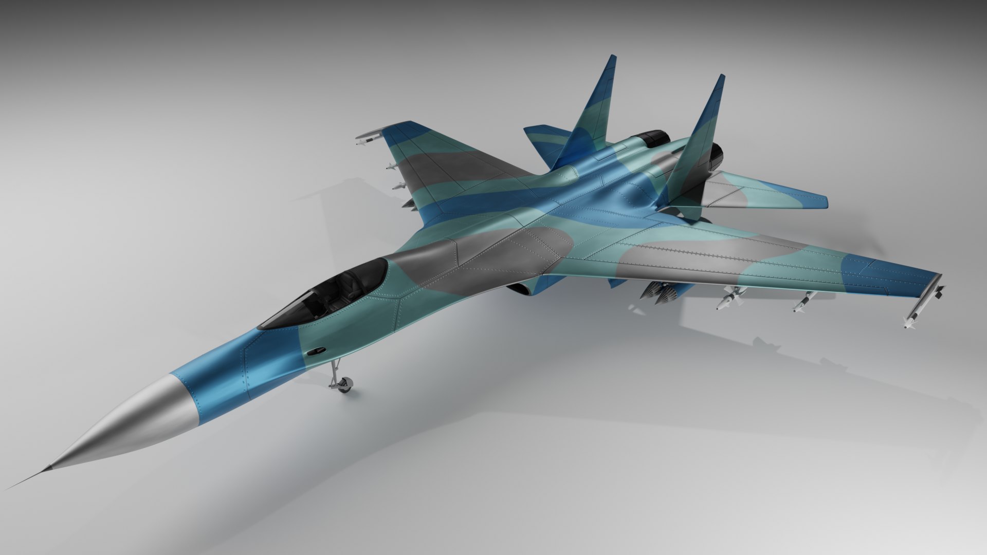 Fighter jet model TurboSquid 1568690