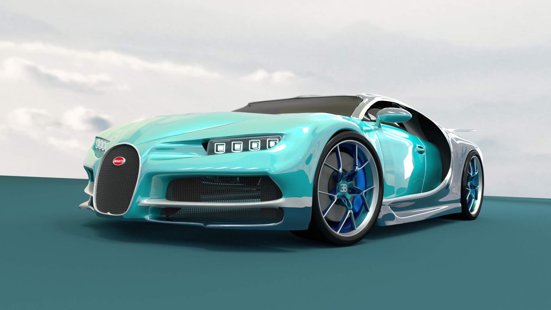 3D bugatti chiron - TurboSquid 1568696