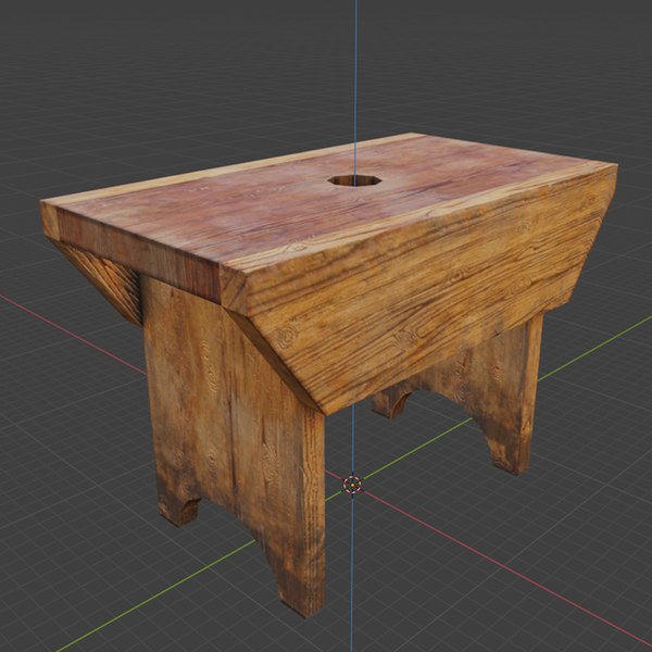 miniature wooden bench