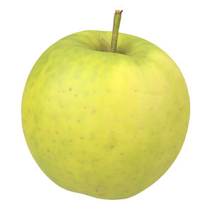 3D photorealistic scanned apple
