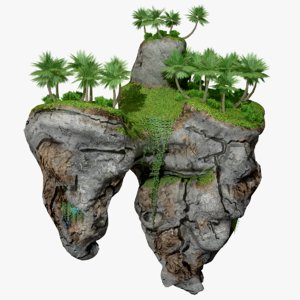 floating island double 3D model