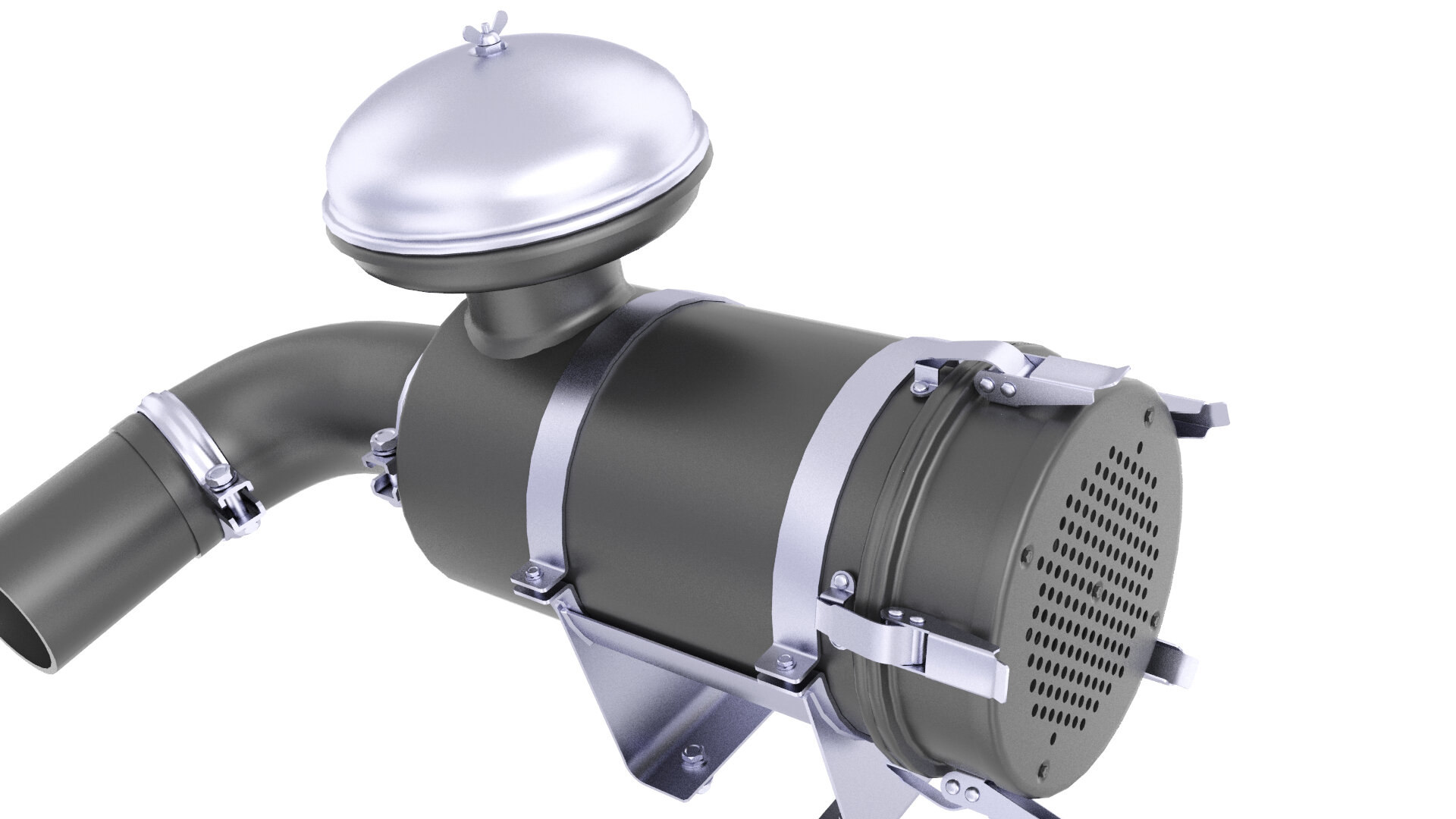 3D air intake snorkel TurboSquid 1569138