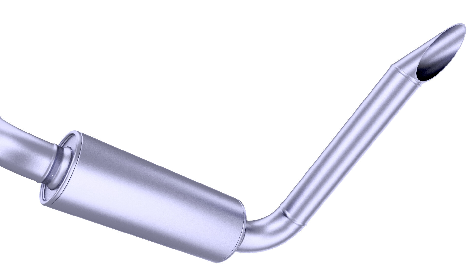 3D muffler semi truck TurboSquid 1569177