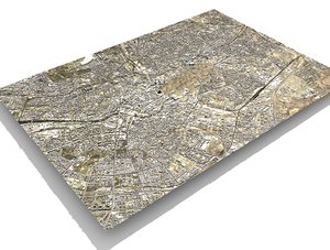 3D cityscape berlin germany fragment