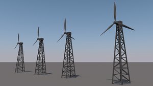 3D wind energy model