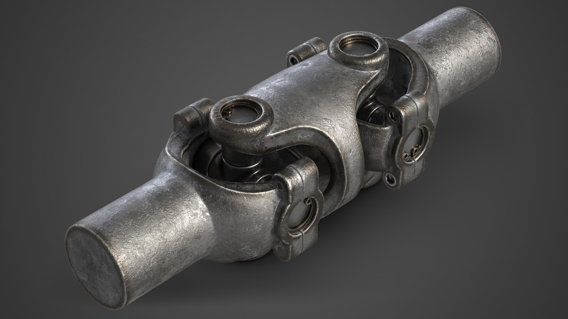 Double cross cardan joint 3D TurboSquid 1569491