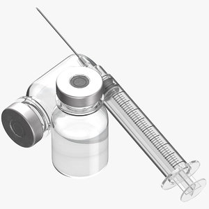 vial syringe pose 03 3D