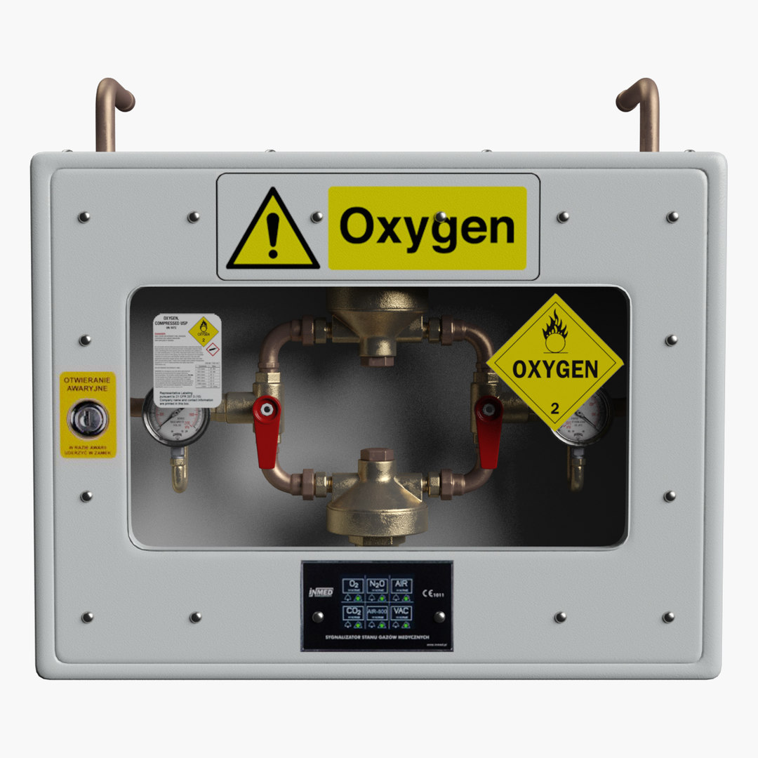 Oxygen closed model TurboSquid 1569727
