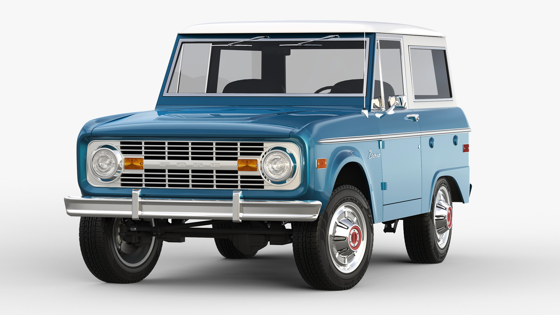 Bronco 1970 3d Model Turbosquid 1569757