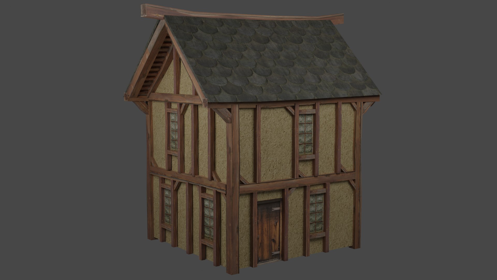 Medieval house 3D model - TurboSquid 1569797