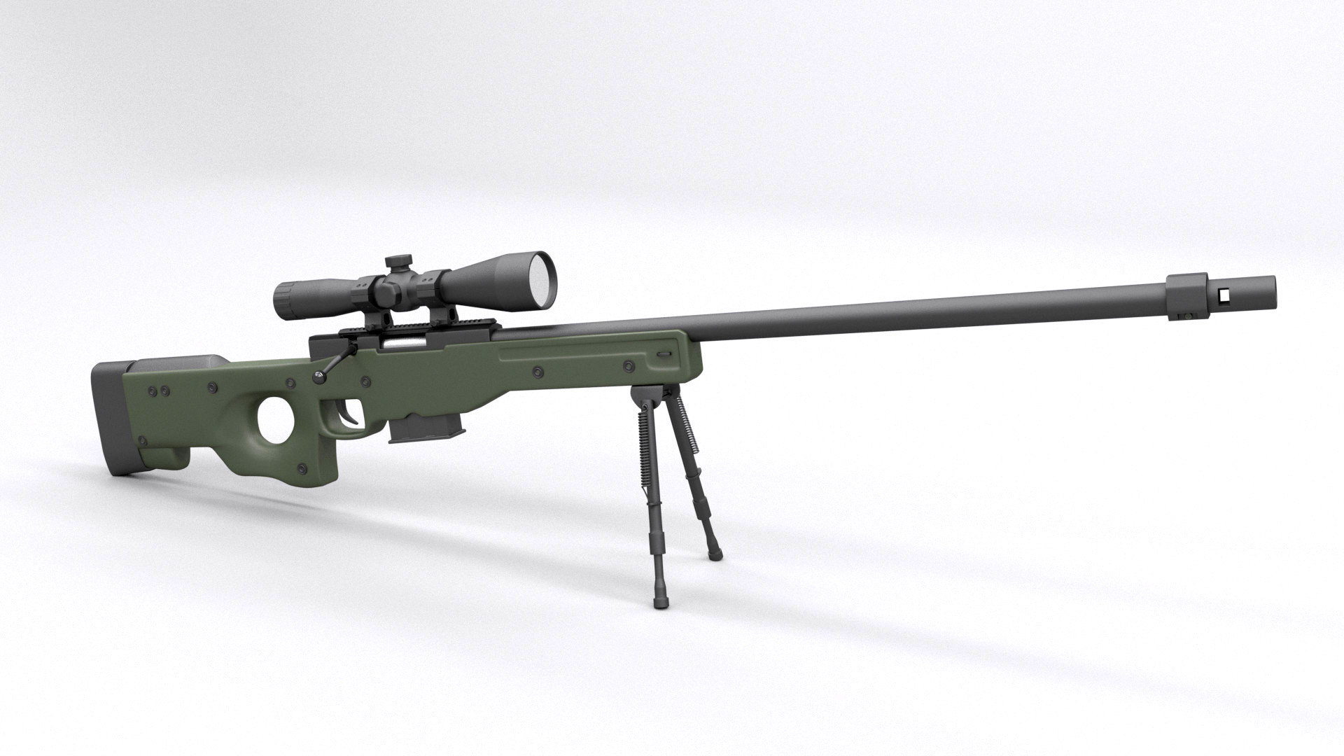 Снайперская винтовка АВП модель