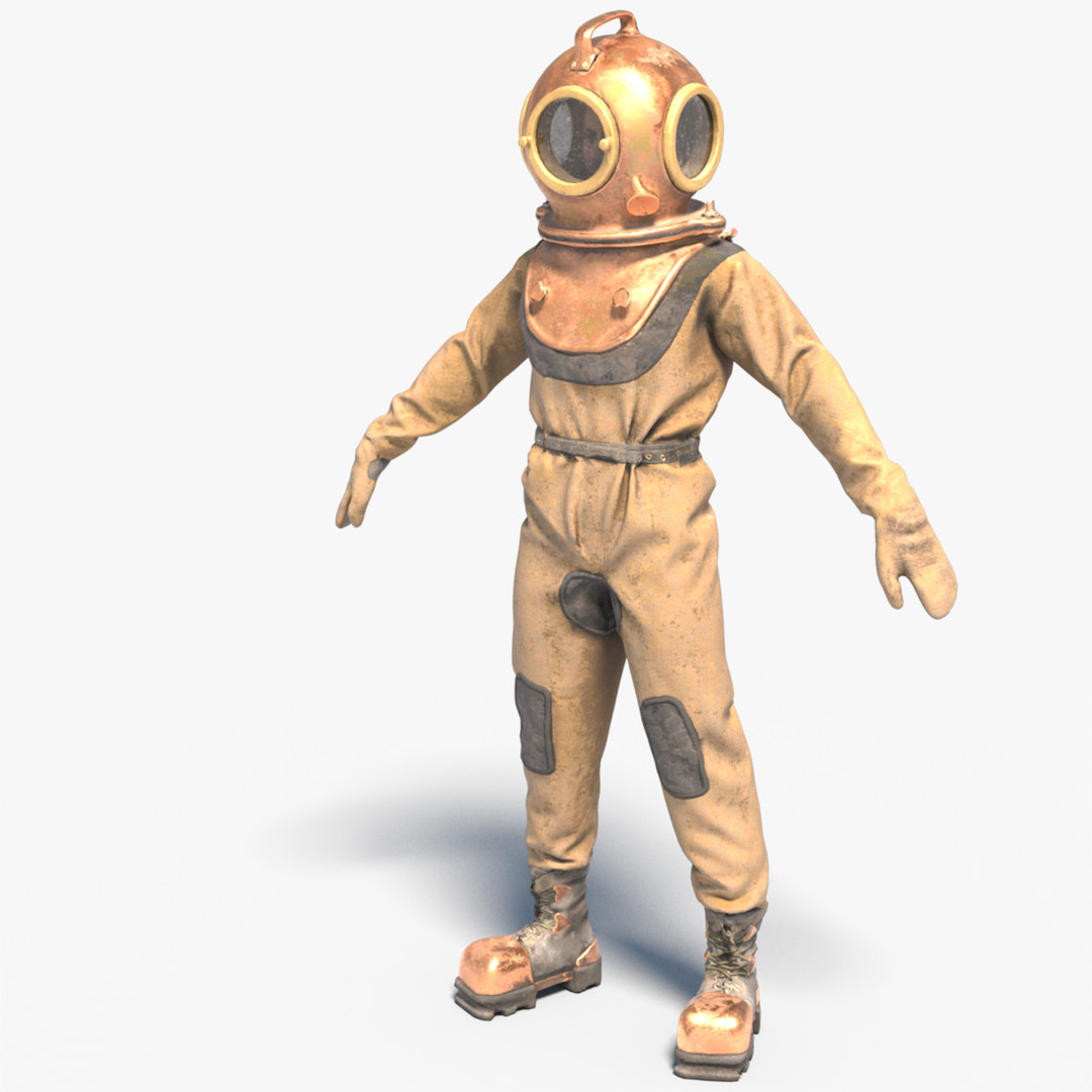 3D diver suit TurboSquid 1570160