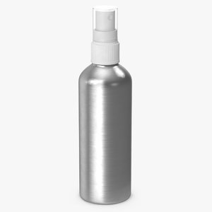 spray bottle aluminum 150 3D