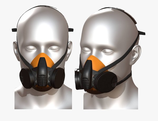 3D модель Противогаз респиратор военный боевой - TurboSquid 1570172
