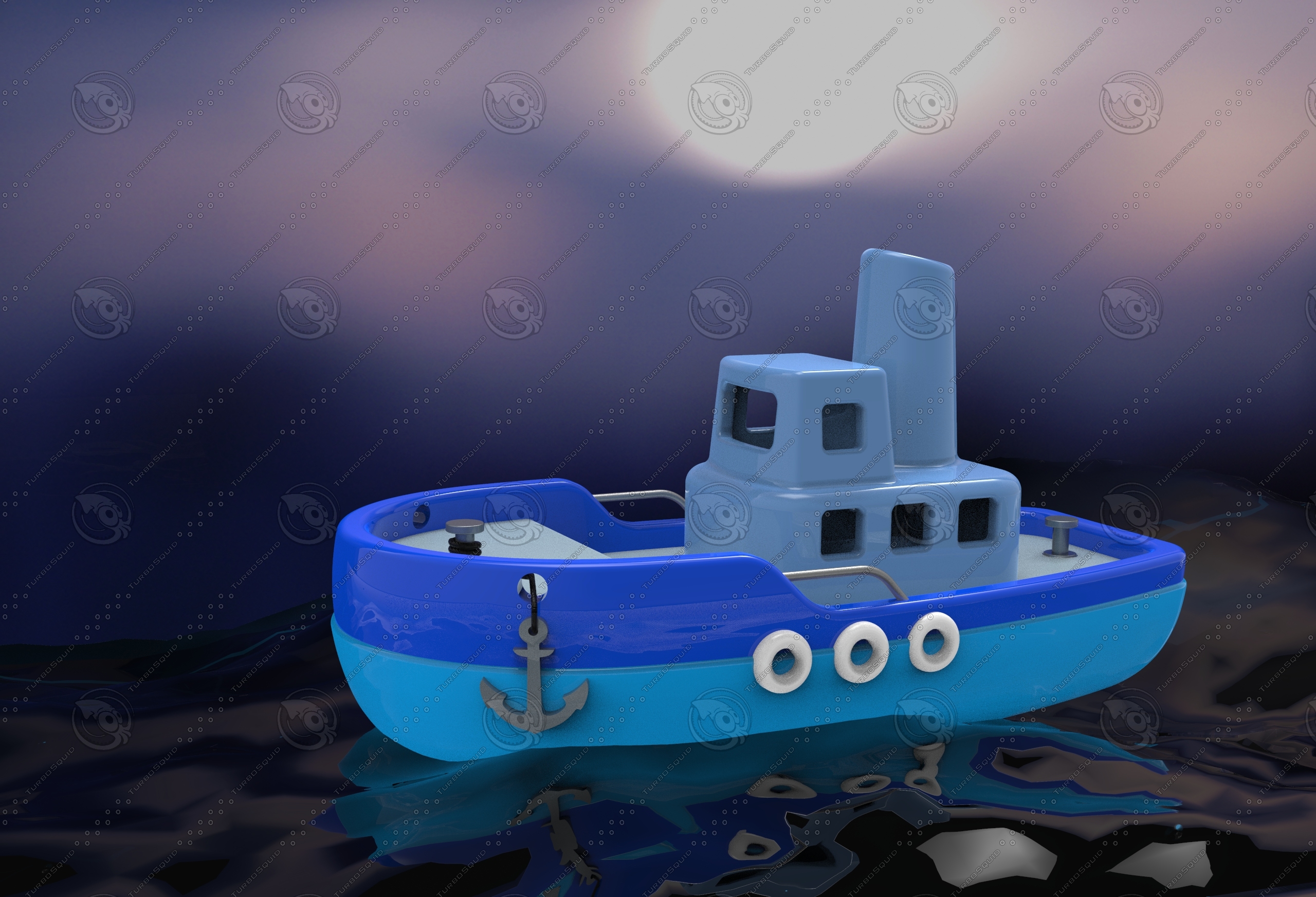 toy ship3d模型