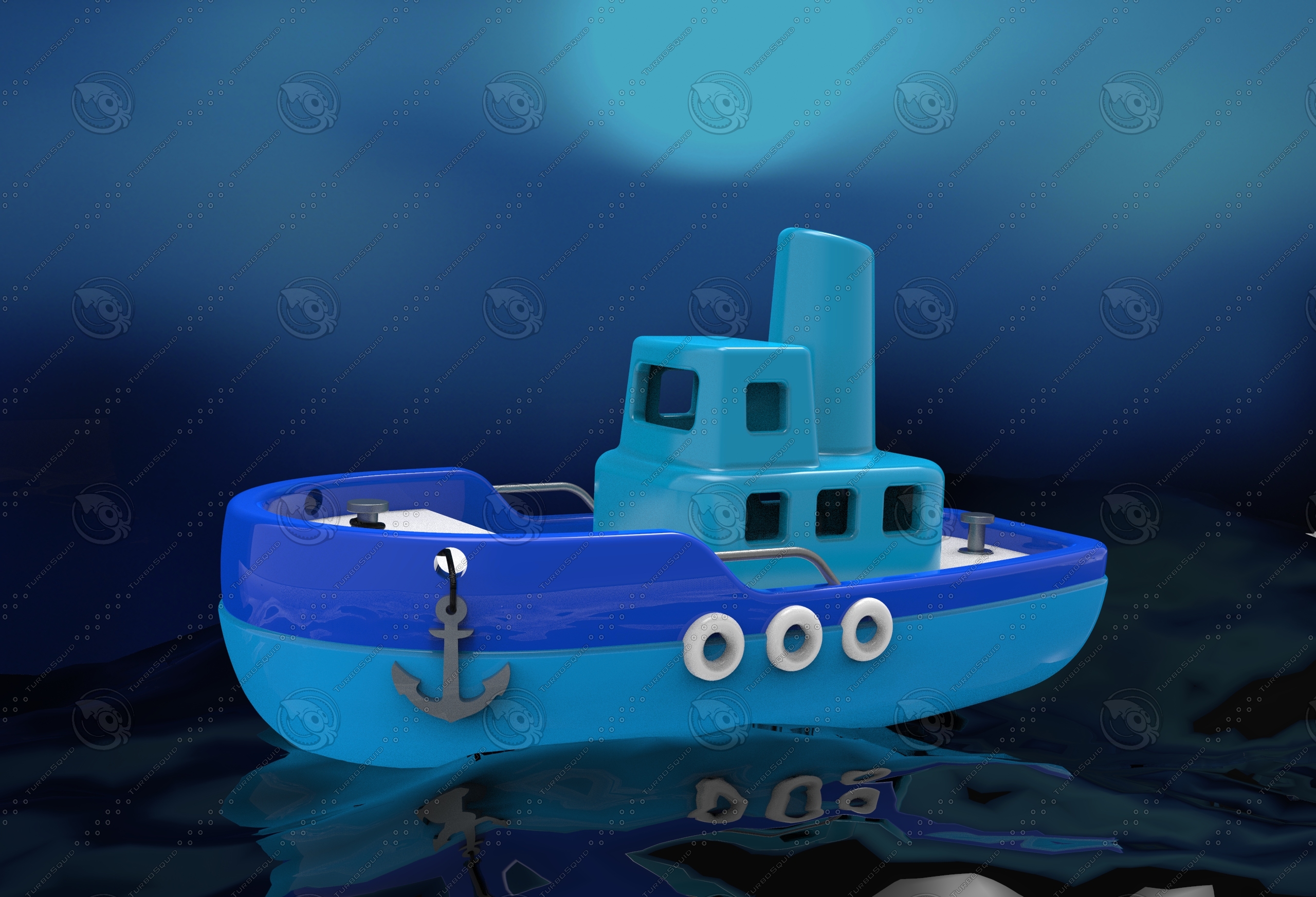 toy ship3d模型