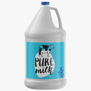 milk jug model