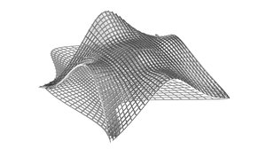 shaded parametric structure 3D model
