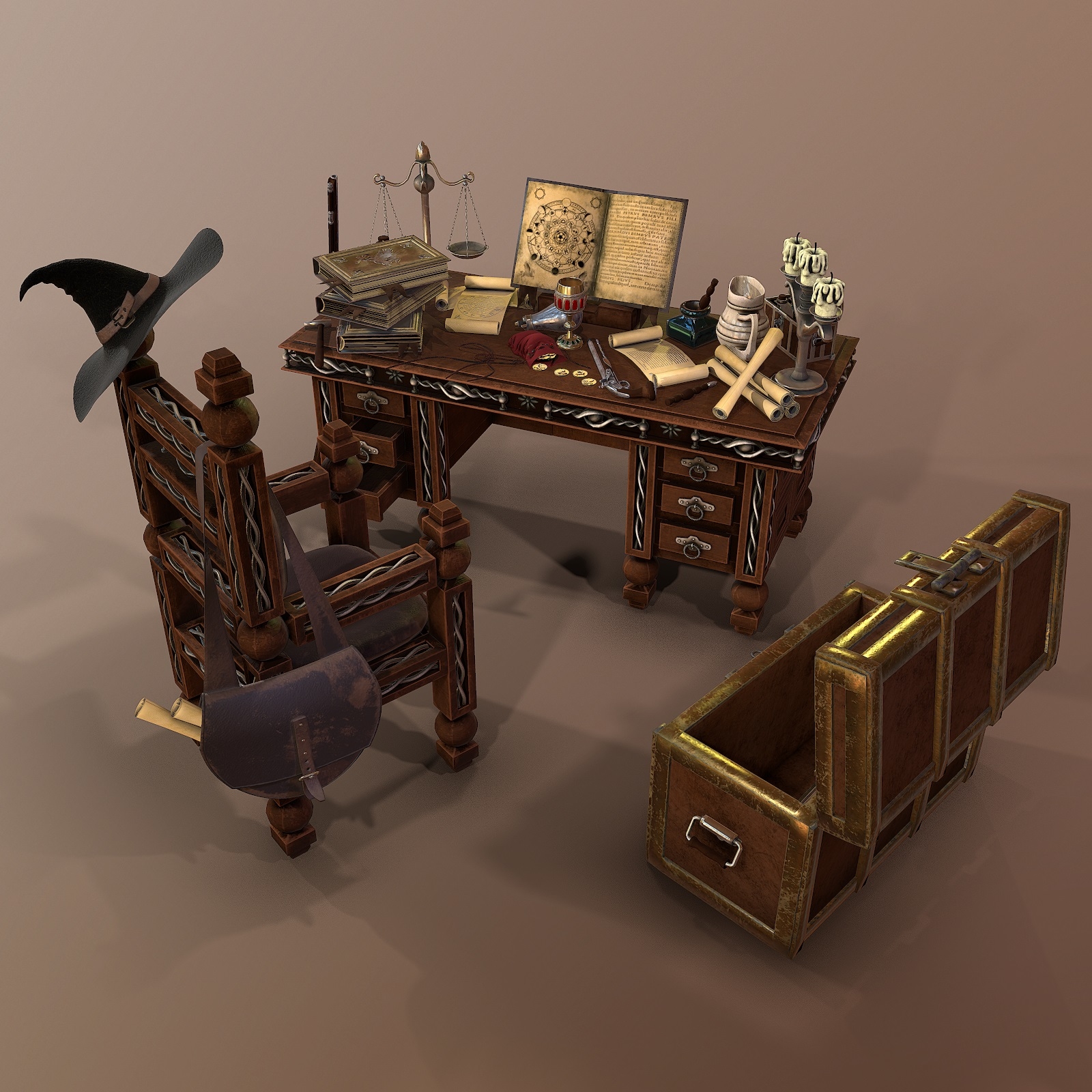 Researcher's Desk Medieval