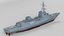 navy frigate ffg x 3D model